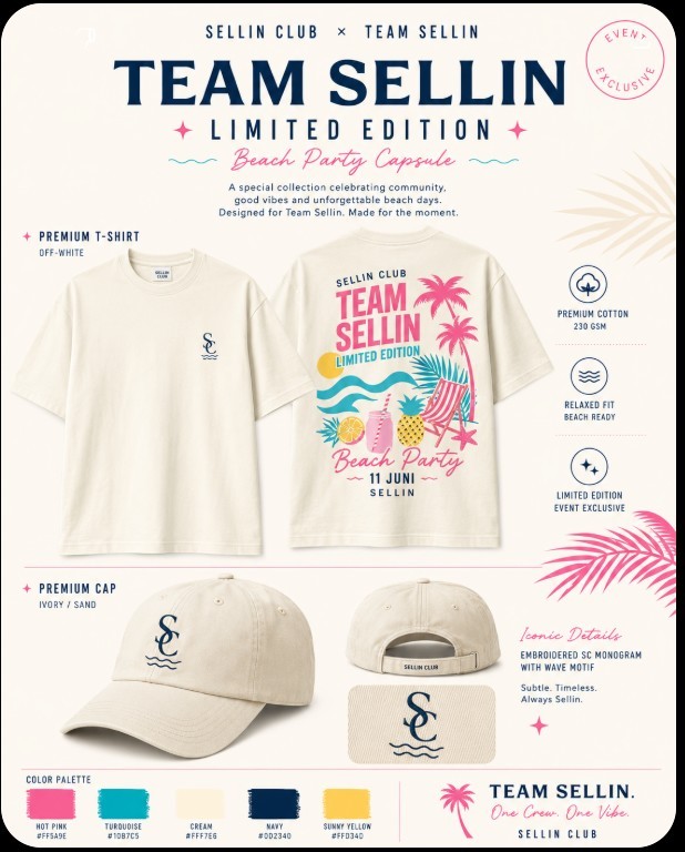 Team Sellin Beach Party Edition